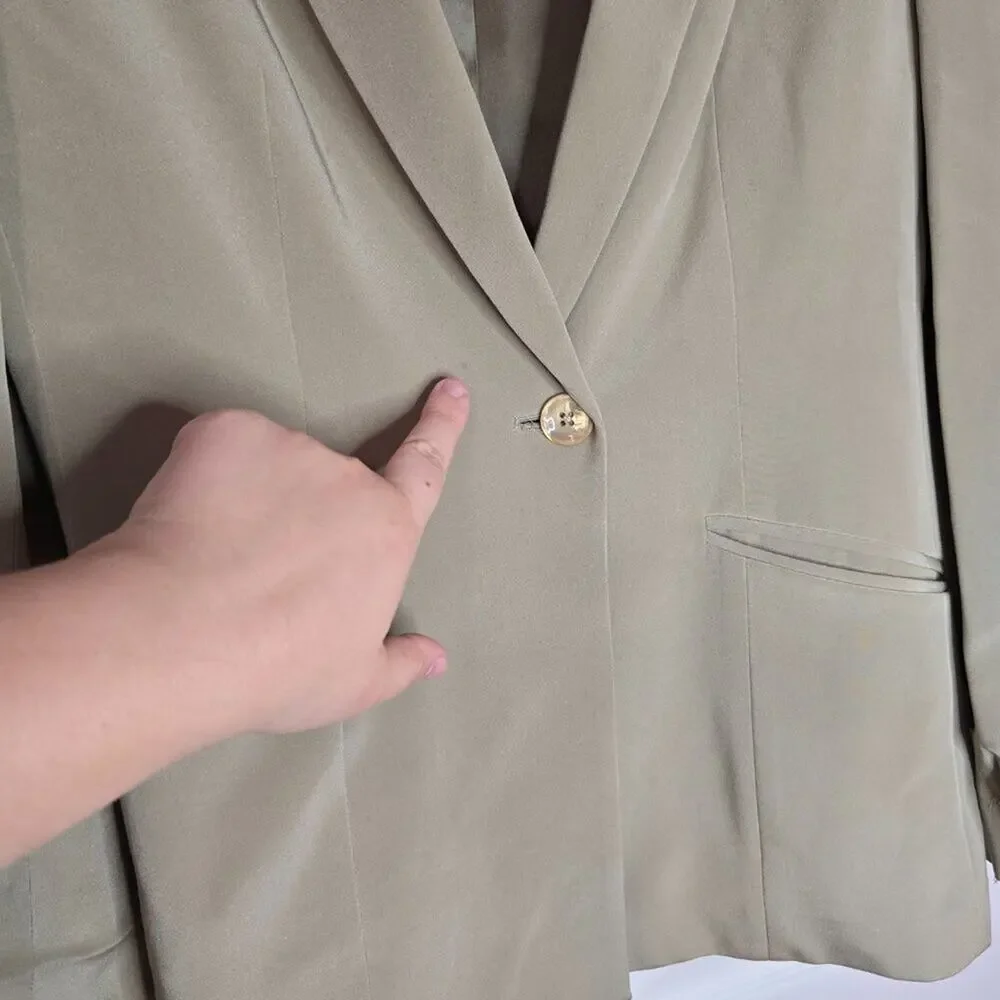 Jones New York Silk Business Blazer Size 4 - Picture 7 of 7